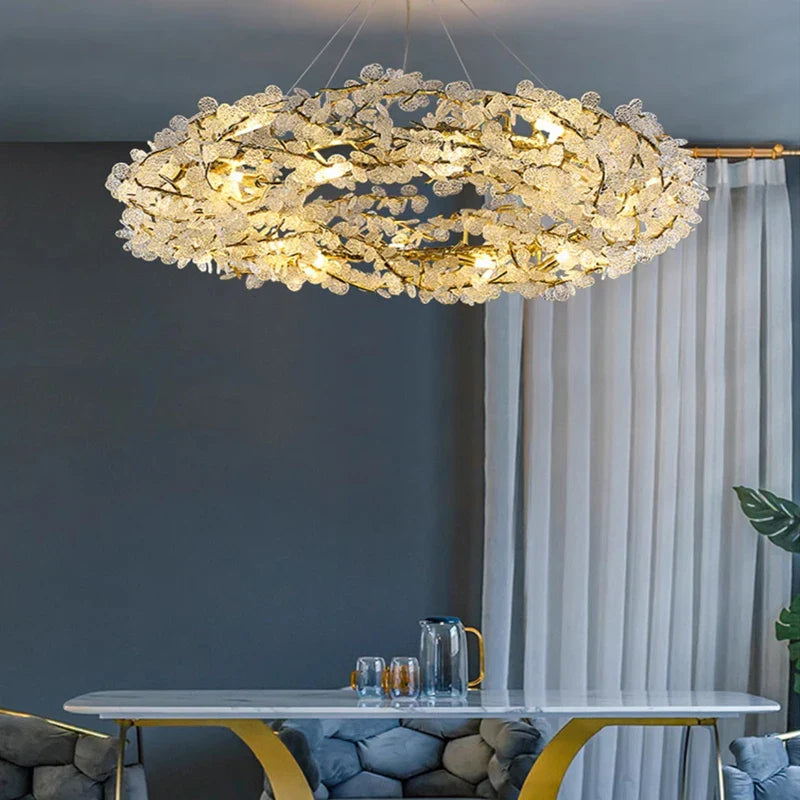 Afralia™ Gold Chandeliers for Luxe Living Spaces