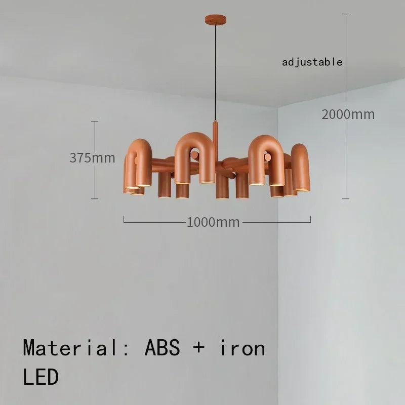 Afralia™ Nordic Chandelier: Adjustable Pendant Lights, Ceiling Hanging Lamp