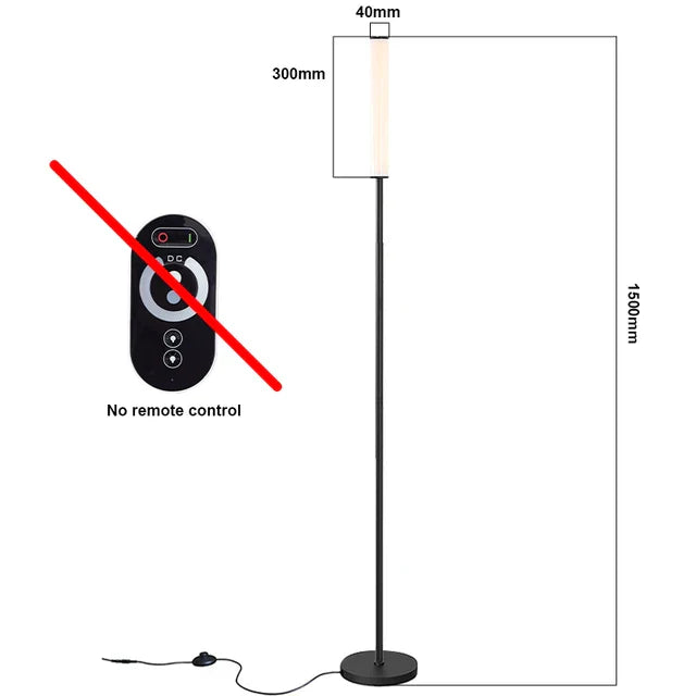 Afralia™ LED Shelf Floor Lamp Dimmable Remote Control Room Lighting