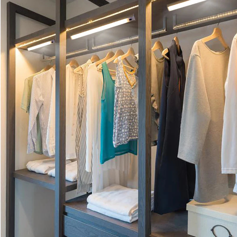 Afralia™ LED Under Cabinet Lights PIR Motion Sensor Night Light