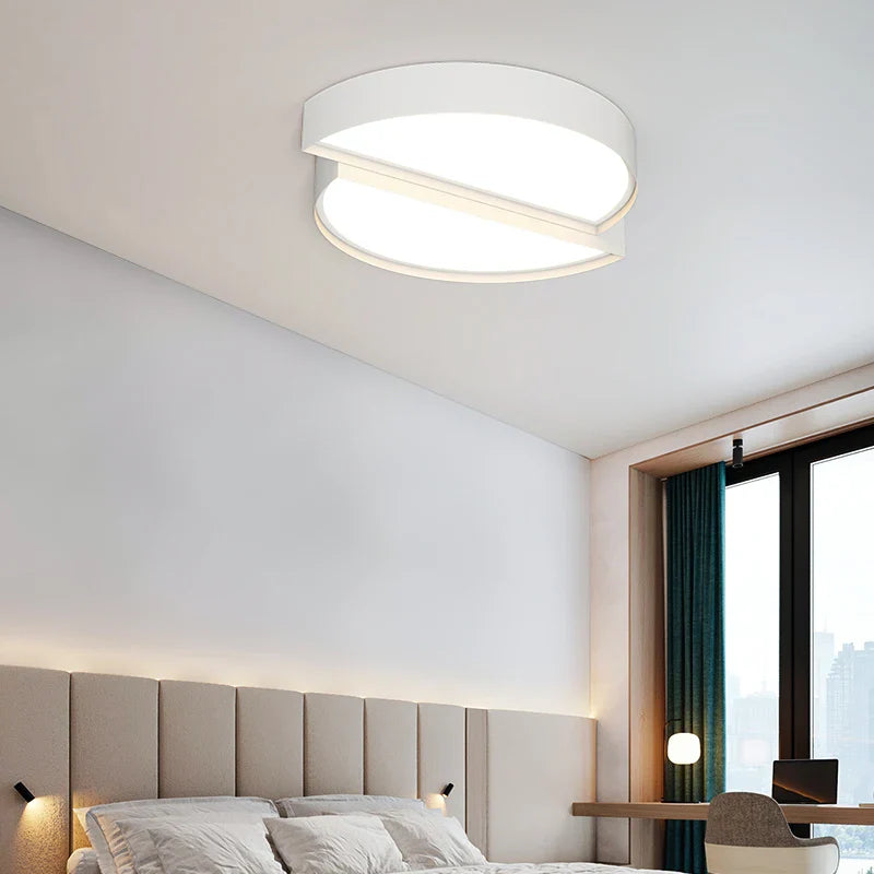 Afralia™ White Painted Chandeliers for Bedroom & Kitchen Indoor Lighting Fixture Luminaria