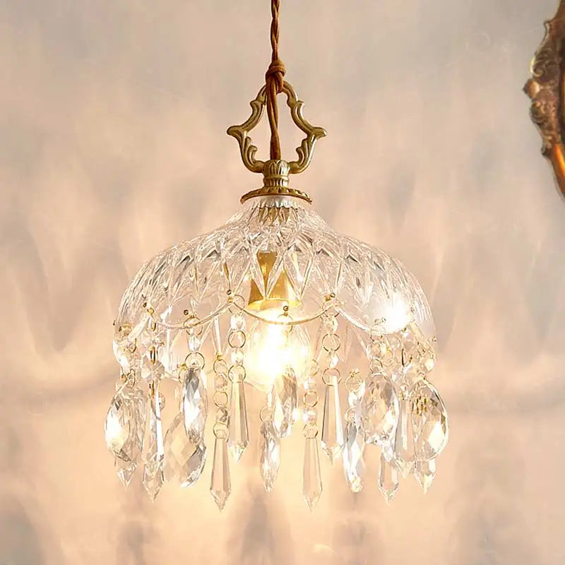 Afralia™ Luxure Crystal Chandelier: Modern Copper Ceiling LED Light Fixture for Living Room