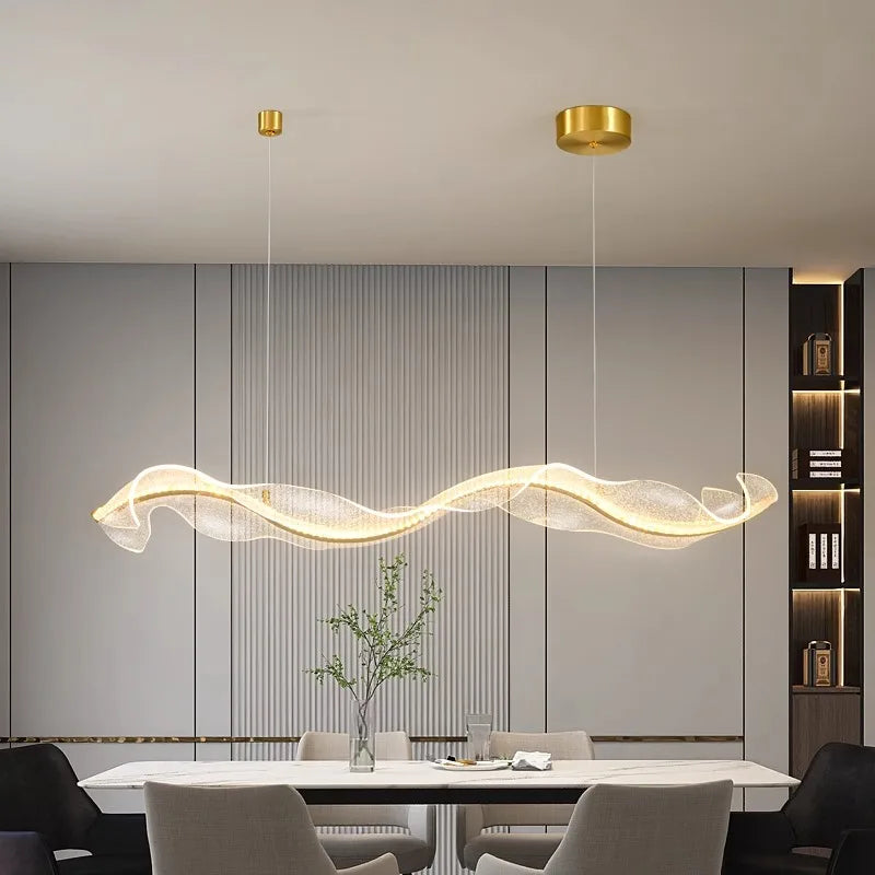 Afralia™ Modern Dine Room Pendant Light Indoor LED Chandelier