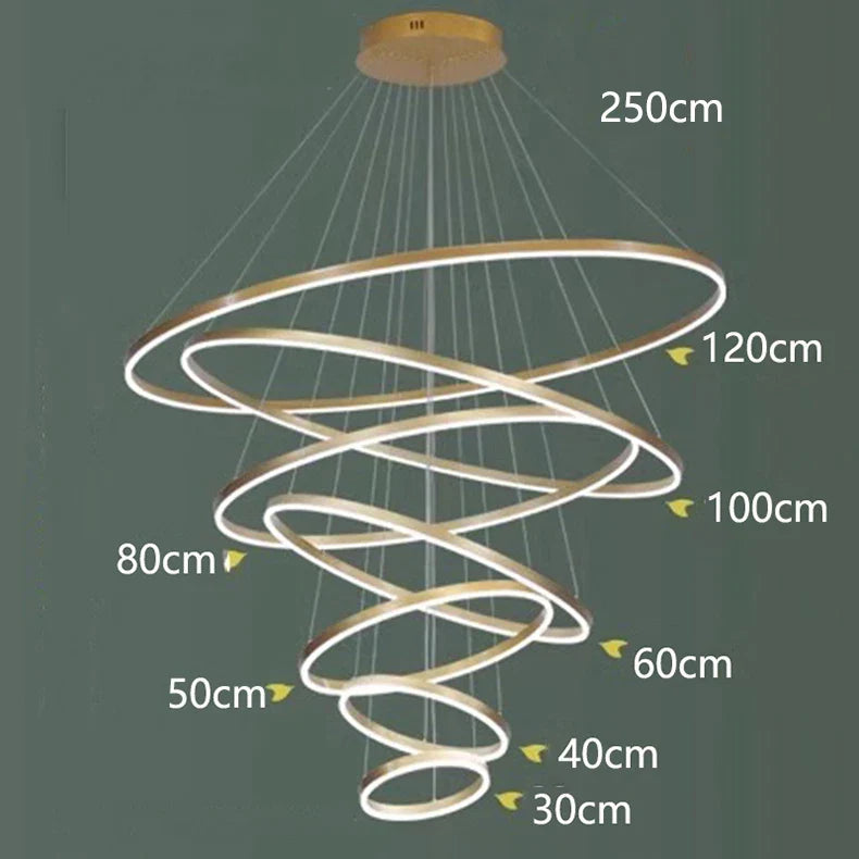 Afralia™ Modern Pendant Lights Indoor Dining Room Chandelier Ceiling Lamp