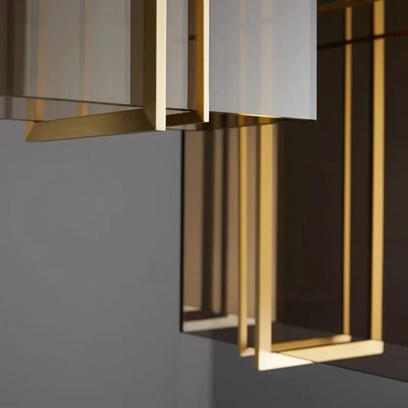 Afralia™ Glass Pendant Light: Modern Italian Design, Creative LED, Small SizeListBox, Ceiling Kitchen Island Bedside Décor.