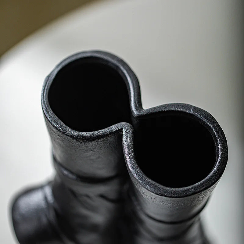 Afralia™ Ballet Shoes Vase: Realistic Dancer Portrait Sculpture for Home Decoration