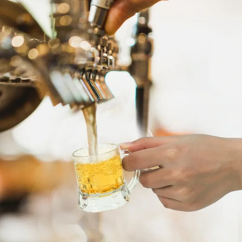 Afralia™ Mini Beer Cup with Handle for Party and Barware