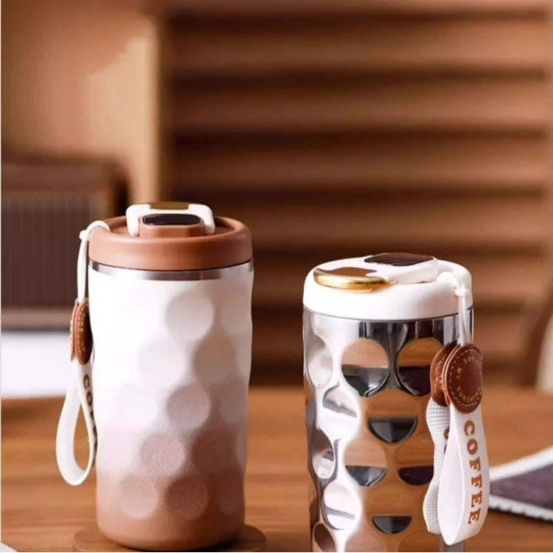 Afralia™ Smart Thermos Cup: One Key Temperature Display Vacuum Flask