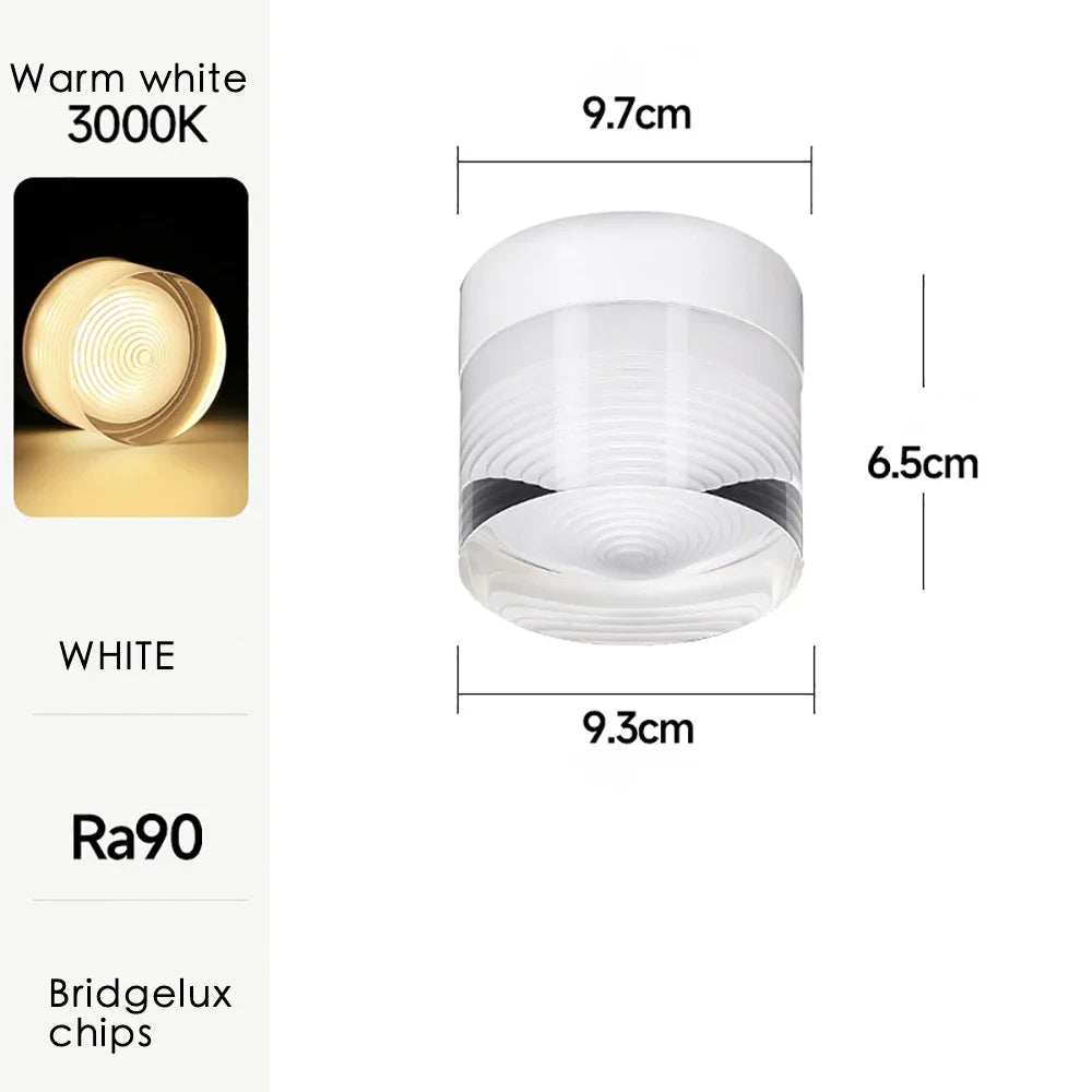 Afralia™ LED Surface Mounted Spot Lights 5W 7W 9W for Ceiling Living Room Bedroom Hotel