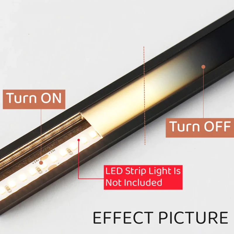 Afralia™ LED Aluminum Profile for Cabinet Closet Strip Lights