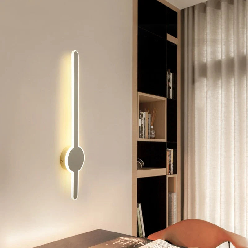 Afralia™ Nordic Long Pole Wall Sconce Lights for Living Room Bedroom Stairs Indoor Lighting