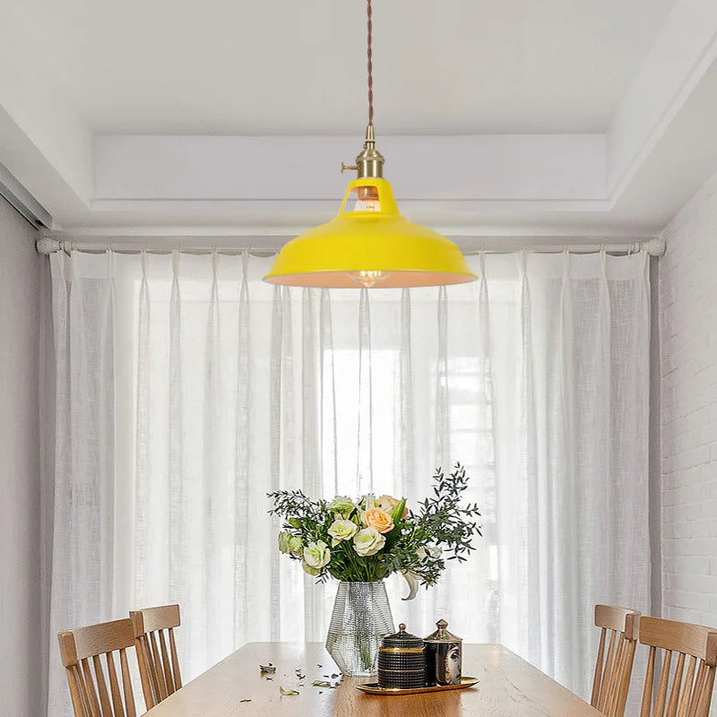 Afralia™ Blue Iron Art LED Pendant Light, Nordic Modern Style for Home and Commercial Spaces