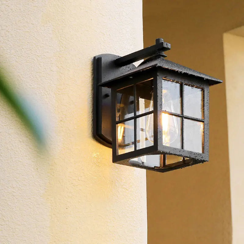 Afralia™ Outdoor Waterproof Wall Light for Villa Garden with Simple Design