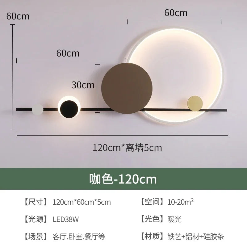 Afralia™ LED Wall Sconce Modern Atmosphere Lighting Fixture for Home Decor