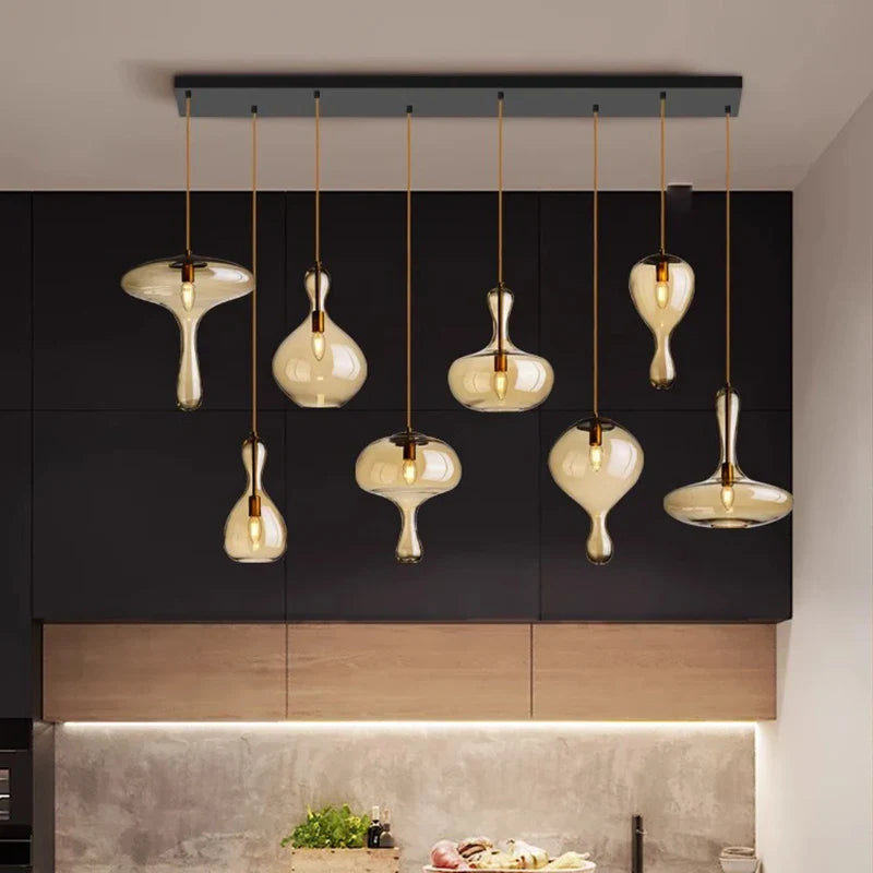 Afralia™ Modern LED Pendant Chandeliers for Living and Dining Rooms