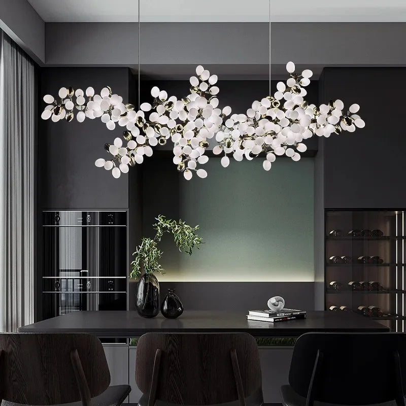 Afralia™ Modern Indoor Staircase Chandelier | Stylish Living Room Hanging Light