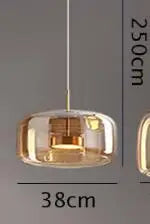 Afralia™ Glass Pendant Lights for Bedroom Dinning Living Room Lighting Fixtures
