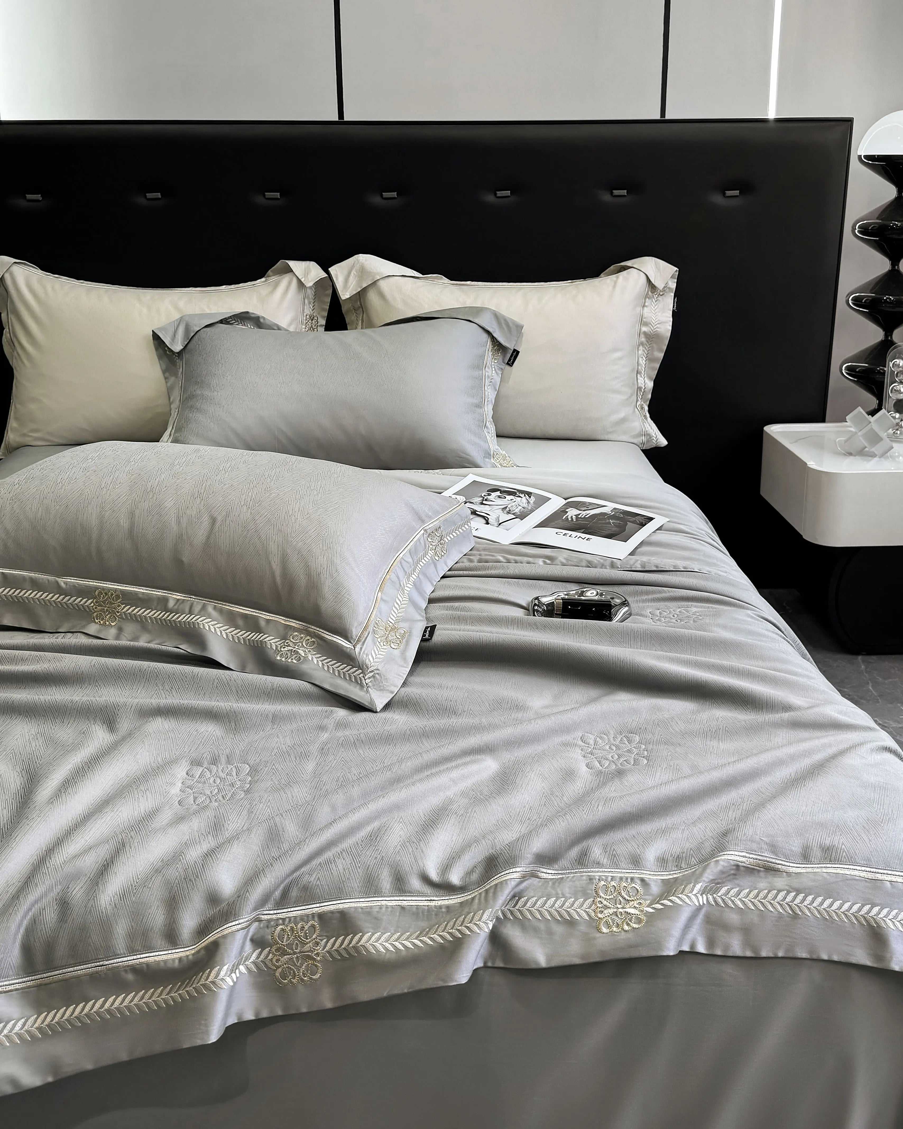 Afralia™ Eucalyptus Fiber Summer Quilt Bedding Set with Cool Feeling, Soft Silky Comforter & Bed Sheet Set
