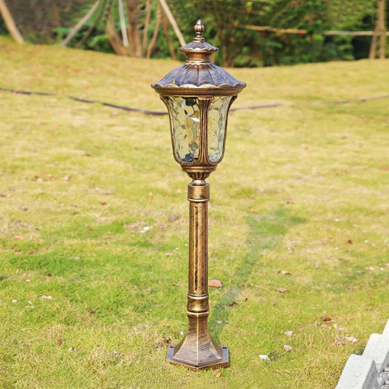 Afralia™ Retro Lawn Lights High Pole Street Lamp for Outdoor Yard and Garden