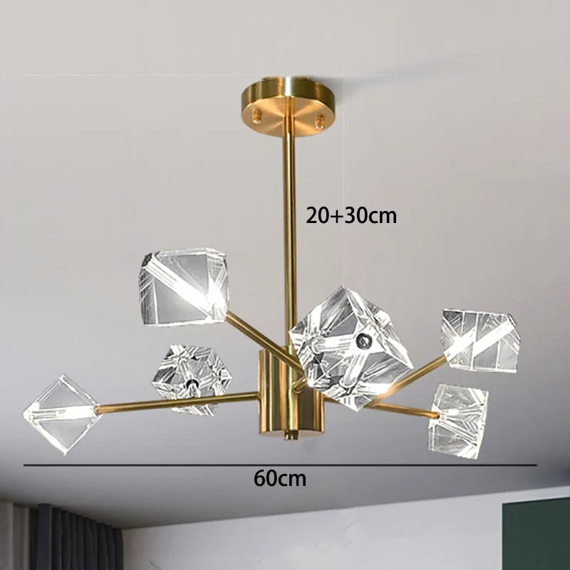 Afralia™ Modern Pendant Chandelier for Dining Room Ceiling Lighting