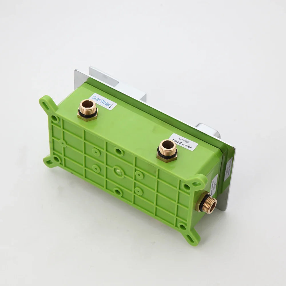 Afralia™ Digital Shower Mixer Valve Control Panel with Single Handle - Wall Mount