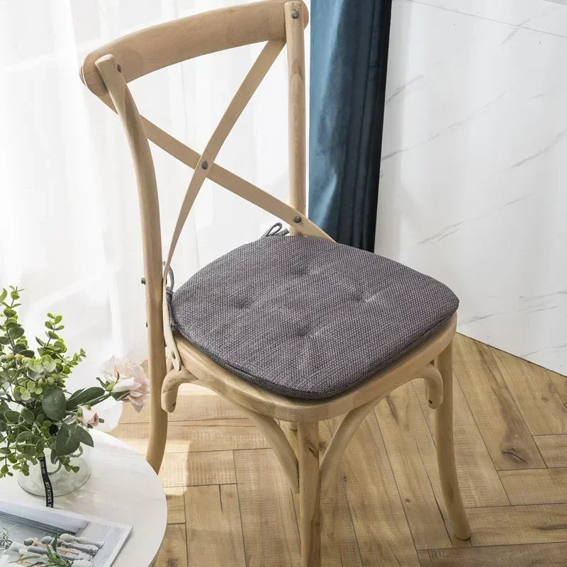 Afralia™ Dining Chair Cushions: Multi Color Seat Cushion with Straps for Outdoor & Dining Room