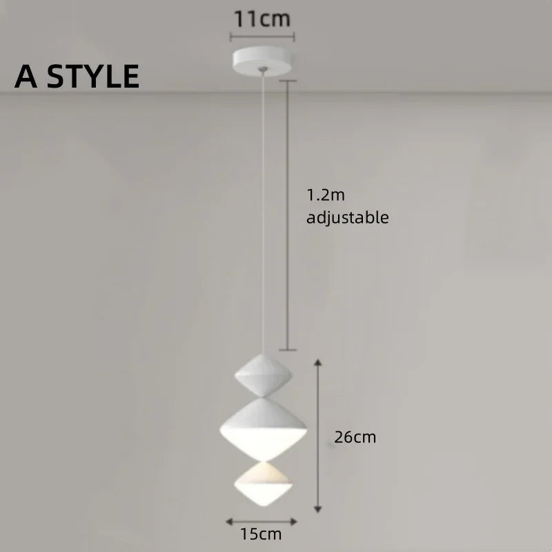 Afralia™ LED Pendant Lights Modern Minimalist Bedroom Living Room Indoor Lighting
