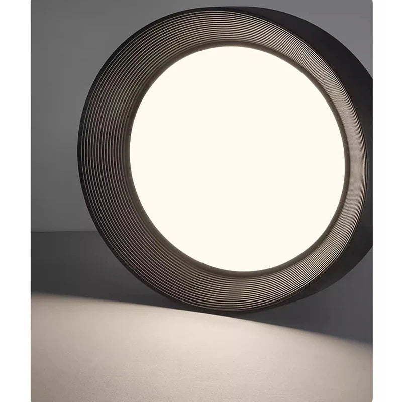 Afralia™ Nordic LED Ceiling Lamp: Modern Minimalist Black & White Light for Home Décor