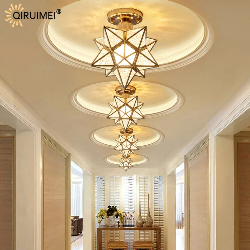 Afralia™ Crystal Glass Nordic LED Chandelier for Modern Indoor Lighting