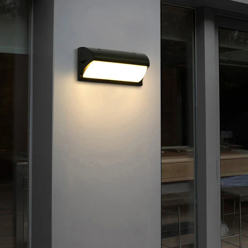Afralia™ Outdoor Motion Sensor LED Wall Light Waterproof IP65 for Porch Garden Street Lighting