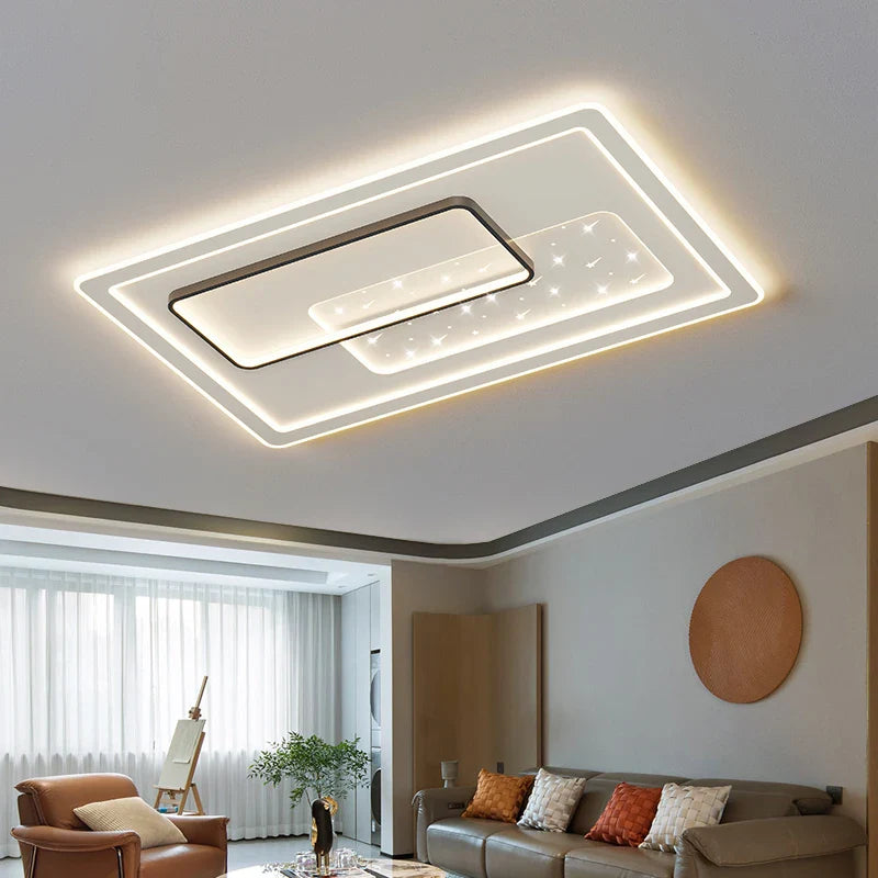 Afralia™ Modern LED Ceiling Lights for Living Room Bedroom Study - Indoor Lighting Decor