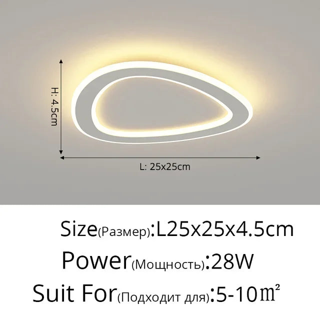 Afralia™ Modern Nordic Chandeliers for Master Bedroom and Living Room