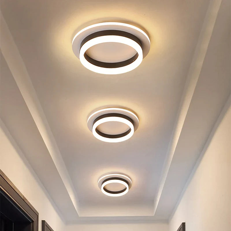 Afralia™ Nordic LED Ceiling Lamp for Indoor Decor - Bedroom, Living Room, Balcony Lighting