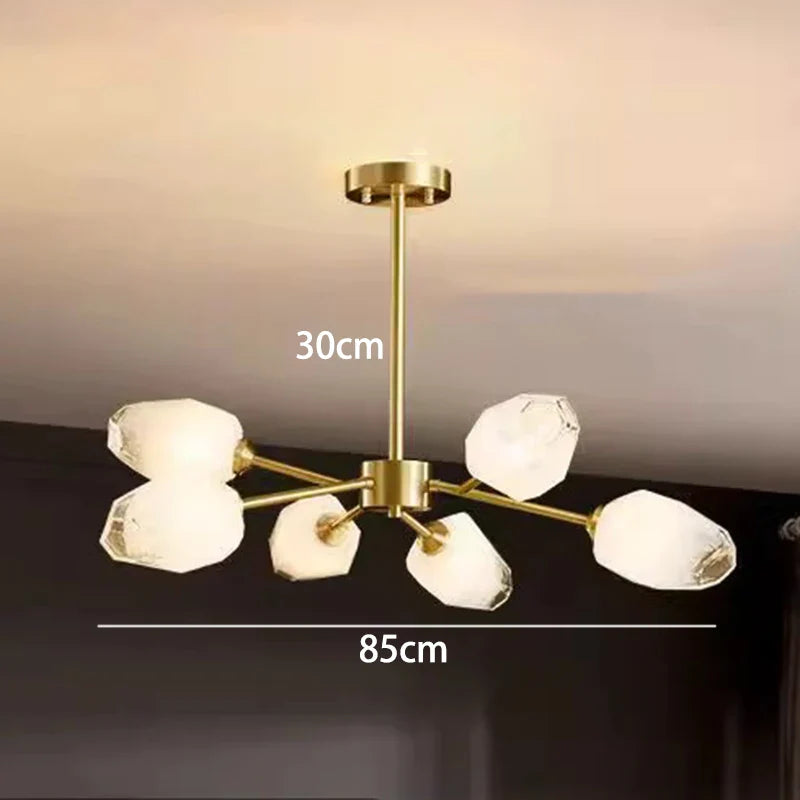 Afralia™ Modern Ceiling Chandelier for Dining Room Living Room Indoor Lighting