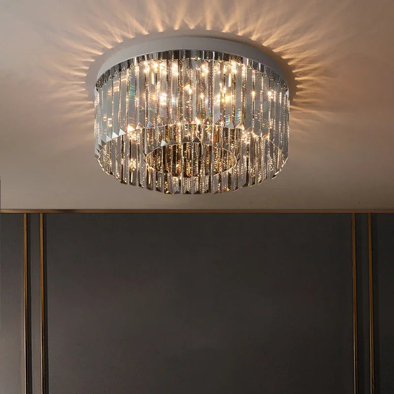 Afralia™ Crystal Chandelier: Luxury Nordic Ceiling Light for Home Interior Decoration