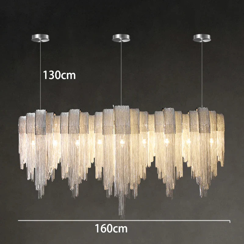 Afralia™ Modern Pendant Chandeliers Dining Room Hanging Ceiling Lamps Indoor Lighting
