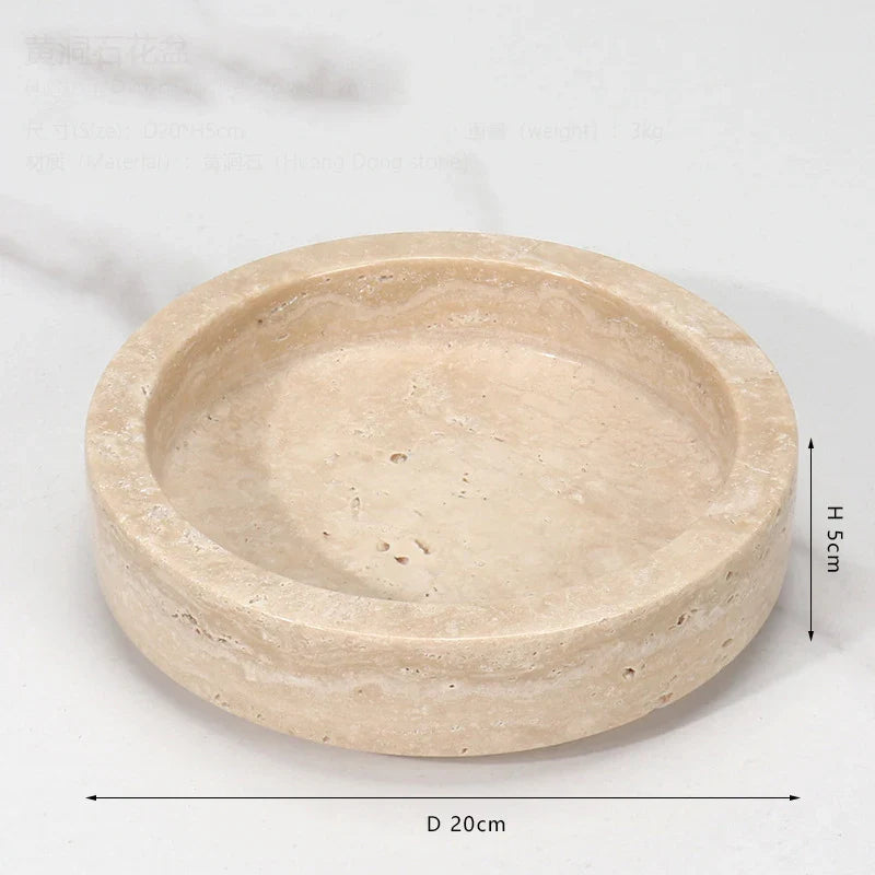 Afralia™ Marble Green Flower Pot - Luxury Stone Moss Simulation Planter Vase