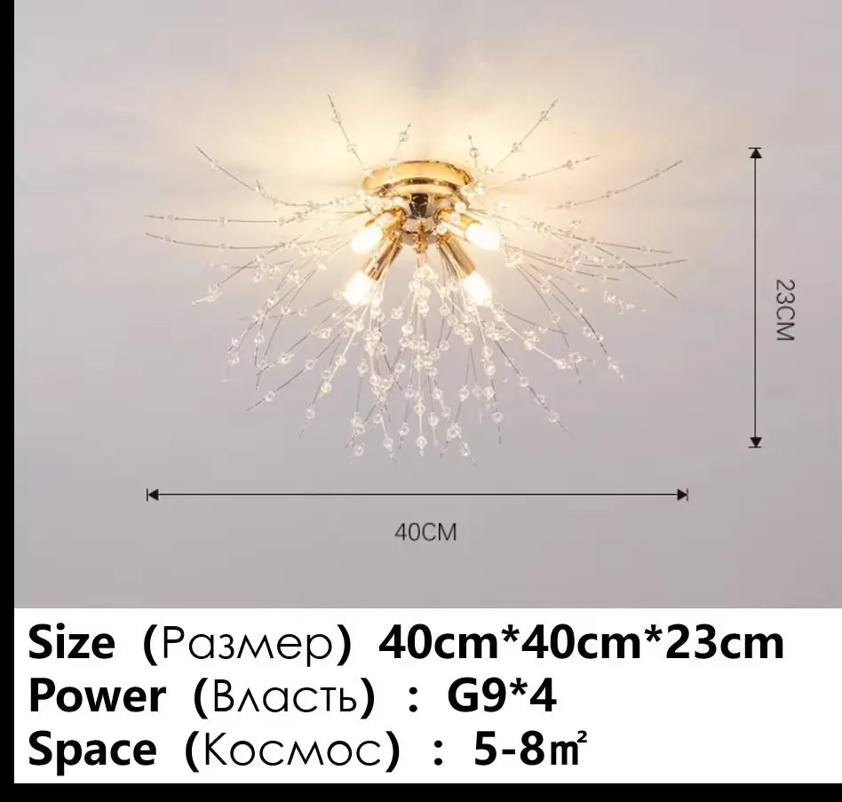 Afralia™ LED Ceiling Chandelier for Home Décor & Lighting in Living Room, Bedroom, Kitchen & Dining