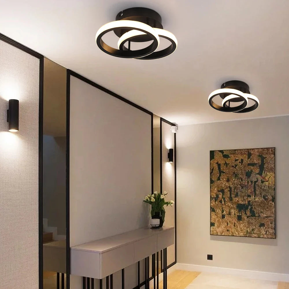 Afralia™ Acrylic LED Ceiling Light: Modern Home Decor Lighting for Bedroom, Aisle, Balcony, Corridor