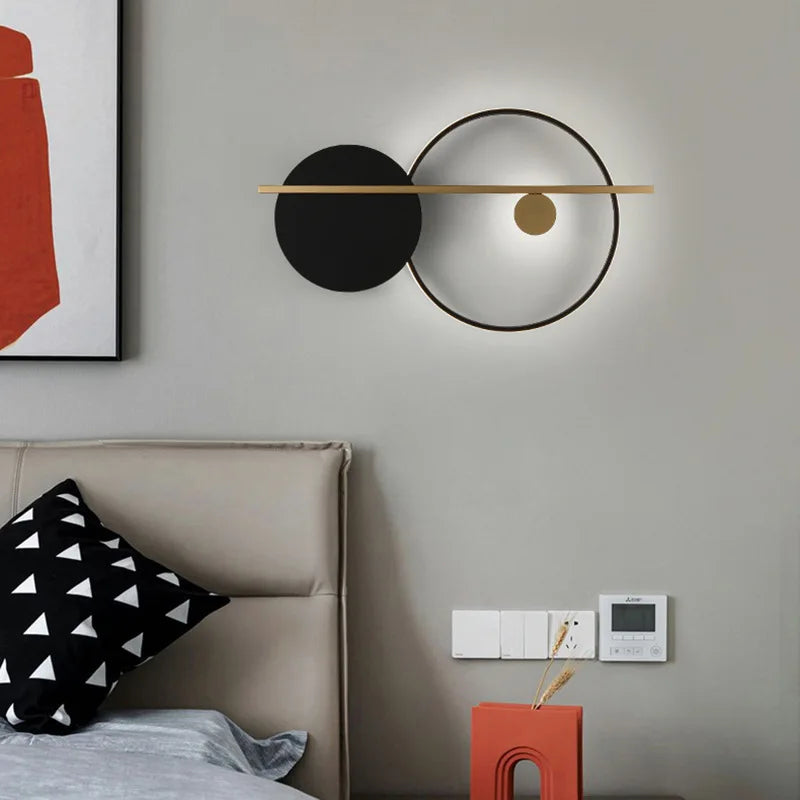 Afralia™ Nordic LED Wall Light: Modern Home Bedroom Living Room Lighting