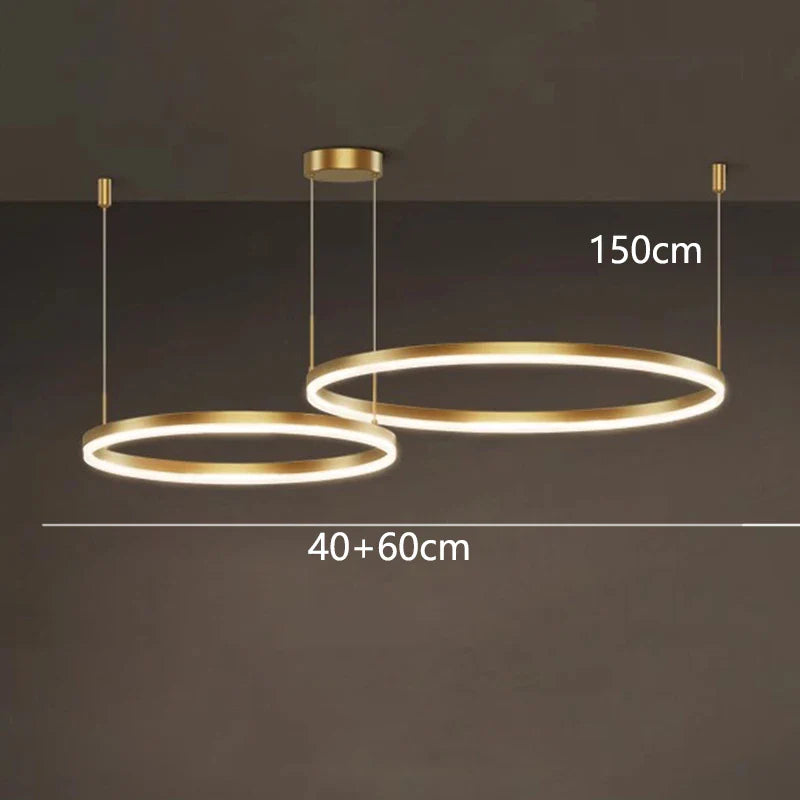 Afralia™ Modern LED Pendant Chandeliers for Indoor Lighting by Afralia