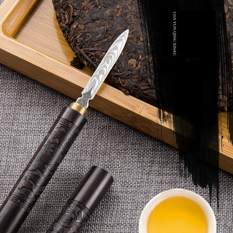 Afralia™ Wooden Tea Knife Puer Tea Needle Chinese Ceremony Accessories Kung Fu Tea Tool