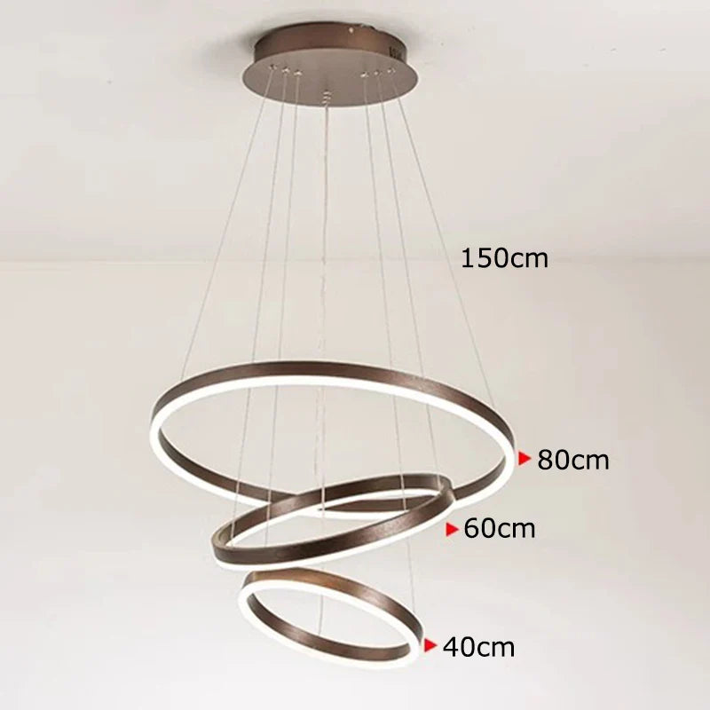Afralia™ Nordic Home Chandelier Stair Pendant Ceiling Light for Living Room Bedroom Dining