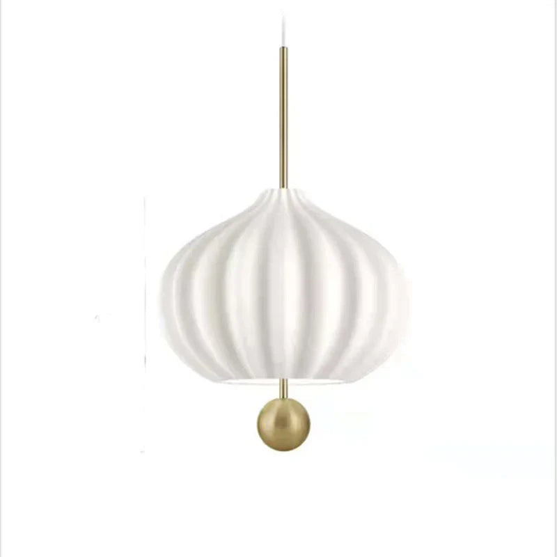 Afralia™ White Glass Chandelier for Dining, Kitchen, Bedroom & Exhibition Hall in Post-Modern Hotel