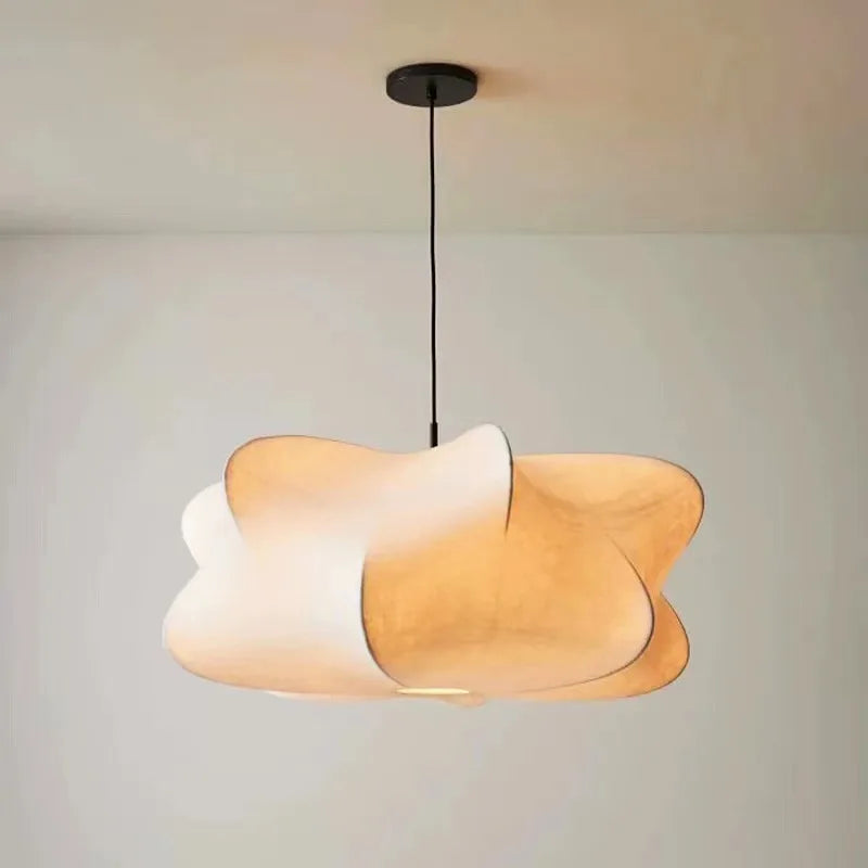 Afralia™ Silk Pendant Lamp: Nordic Minimalist Cirrus Pendant Light for Living Room, Bedroom