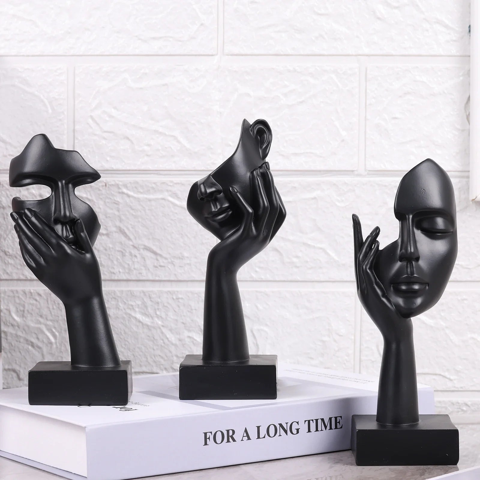 Nordic Abstract Figure Art Sculpture Set for Modern Home Decor by Afralia™