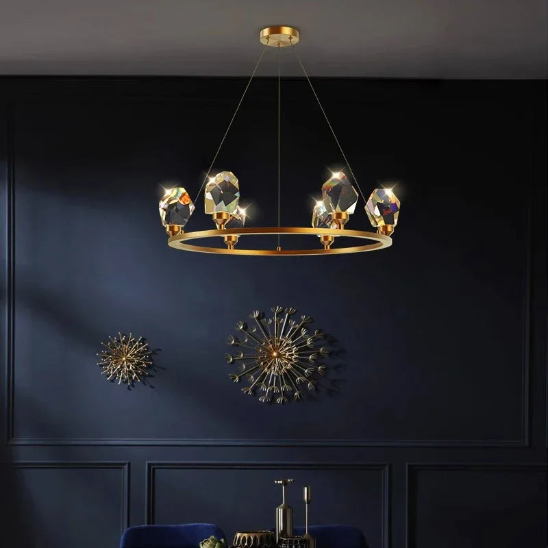 Afralia™ Dining Room Chandelier Indoor Ceiling Light Fixture Pendant Lamp