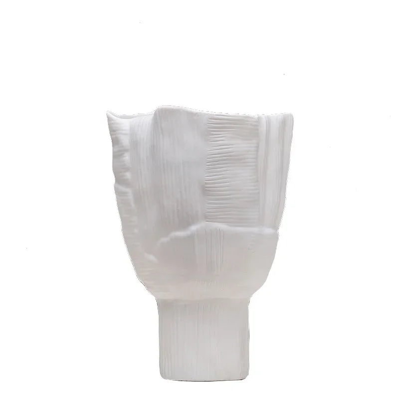 Afralia™ Geometric Resin Flower Pots - Tabletop Handicraft Ornaments for Home Decor