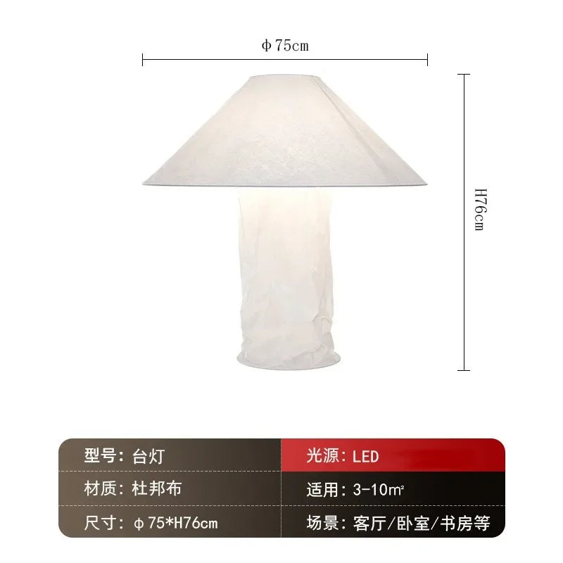 Afralia™ Minimalist LED Tyvek Floor Lamp for Bedroom & Living Room