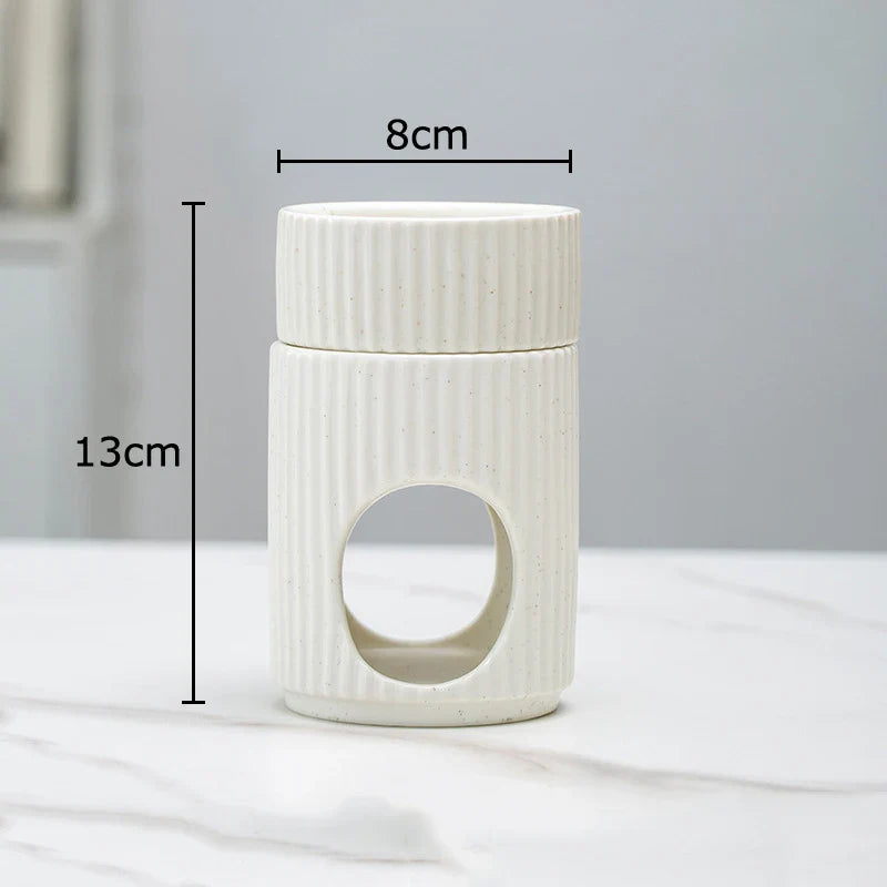 Afralia™ Ceramic Incense Burner Firewood Aromatherapy Tray | Room Aroma Diffuser